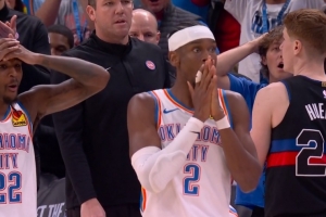 雷霆活塞裁判报告：1次漏判对活塞不利！SGA绝杀进攻犯规吹罚无误