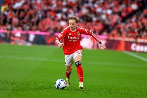 世体：巴萨关注本菲卡边锋谢尔德鲁普，转会费约2000万欧元