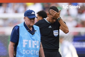 TYC：洲际附加赛主裁法昆多·特略因伤含泪离场，可能错过世界杯