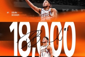 里程悲！布克本场砍下生涯第18000分 太阳惜败于魔术