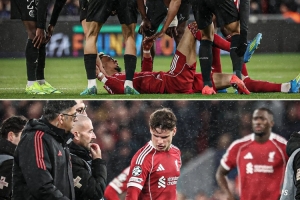 无对抗伤退！法媒：埃基蒂克的跟腱可能没断，但赛季已报销