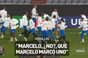 六台：皇马球员训练中回顾逆转拜仁时刻，为自己加油鼓劲