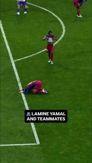 成熟了！赛后巴萨多人难过落寞，18岁亚马尔离场前依次与队友致意