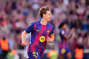 德容：我们两回合都占据优势，若保持这样的表现好运终将眷顾