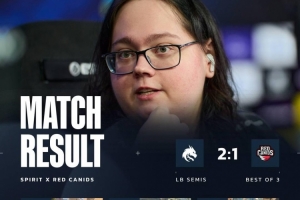 donk终于等到队友苏醒！zont1x成最大帮手 Spirit艰难击败RC