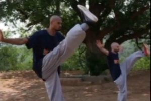 文班：我被少林功夫表演折服了 很羡慕&心想我也要能做这些该多好