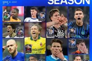 F26意甲赛季最佳阵容提名：劳塔罗、霍伊伦、魔笛、帕斯在列