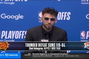 【完整版】切特：亚历山大进攻端投入大量精力 防守时还同样拼命