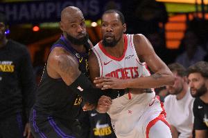 克六：KD在高位更容易被包夹 詹姆斯更多在低位&若被包夹更好出球