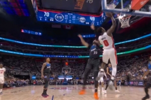 穷追猛打！杜伦再度打进加罚 活塞完成27-3狂潮领先魔术24分