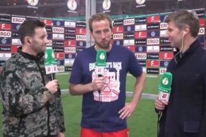 凯恩：来拜仁还没踢过决赛呢，现在进了德国杯，下周冲欧冠决赛！