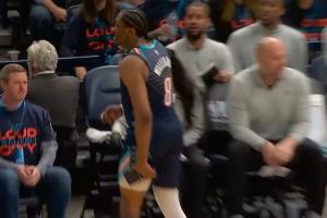 双腿筋都拉了？杰伦威左腿筋不舒服 本场回归成疑！