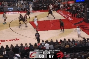 连得6分！哈登打成2+1后三分再中 助骑士追到1分打停猛龙