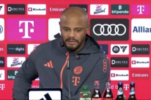 孔帕尼：对阵美因茨我们阵容可能有一些调整 卡尔还无法出战