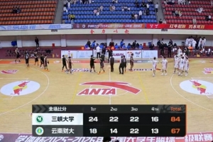 CUBAL-三峡大学力克云南财大 王勇健17+11+5+4断 陈吉鹏20+16