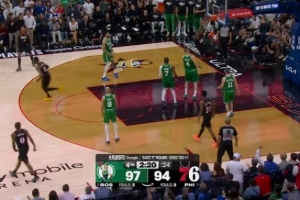 庄神弄鬼！乔治突破外线防守内传内送妙传 德拉蒙德暴扣终结