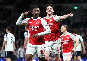 阿森纳在英超已经对阵5支球队进球数破百，仅次于曼联