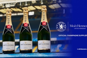 官方：切尔西与酩悦轩尼诗合作，后者成为俱乐部官方香槟供应商