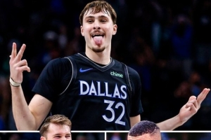 弗拉格成为独行侠队史第3位年度最佳新秀 前两人基德&东契奇