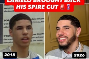 从头开始！拉梅洛·鲍尔剃掉了爆炸头 换回了高中时期的寸头