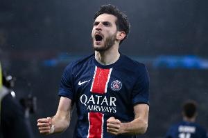 K77连续6场欧冠淘汰赛均至少参与1球，此前仅卡卡、哲科、登贝莱