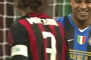 当年阿德里亚诺在禁区内的杀伤力有多强？米兰铁血防线很有发言权